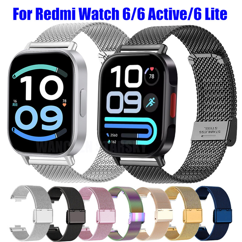 Mesh Strap Metal - Redmi Watch 6 Active/6 Lite用メッシュループ、Redmi Watch