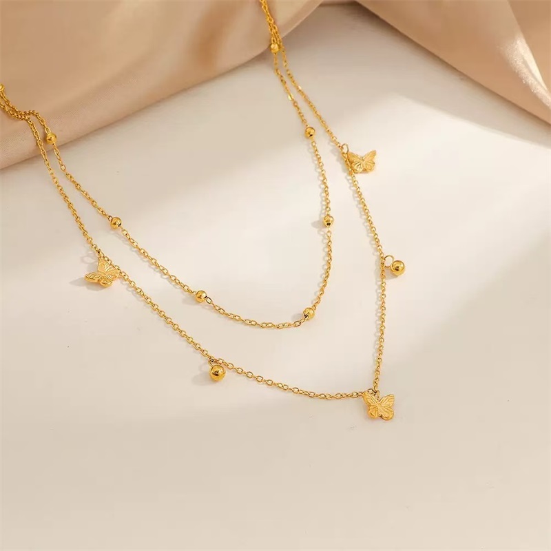 GANEMLY 316L ステンレス鋼ミニマリストかわいい蝶 - Butterfly Clasp Deployant のレビューと価格