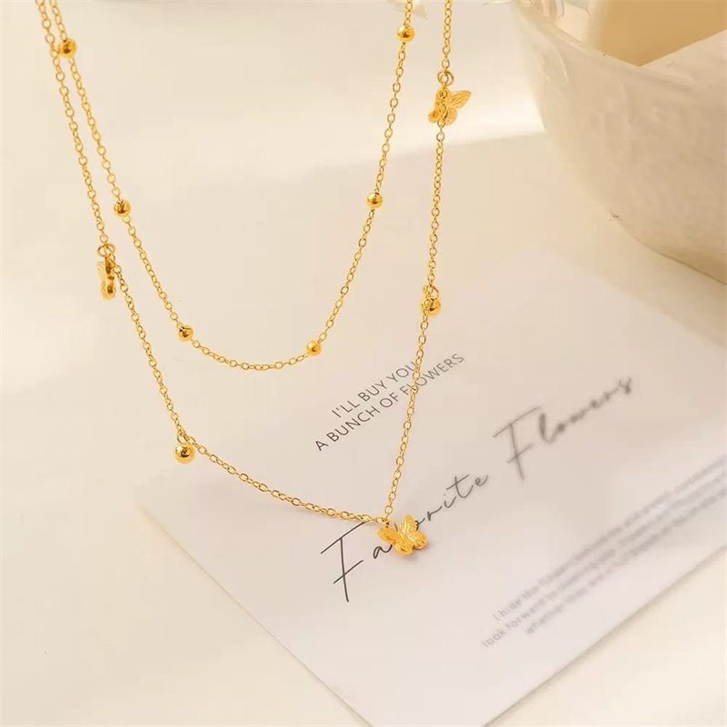 GANEMLY 316L ステンレス鋼ミニマリストかわいい蝶 - Butterfly Clasp Deployant のレビューと価格