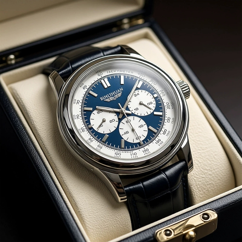 新しいファッション高級男革ビジネス腕時計男性 3 目クォーツ - Patek Philippe Watch Nautilus のレビューと価格