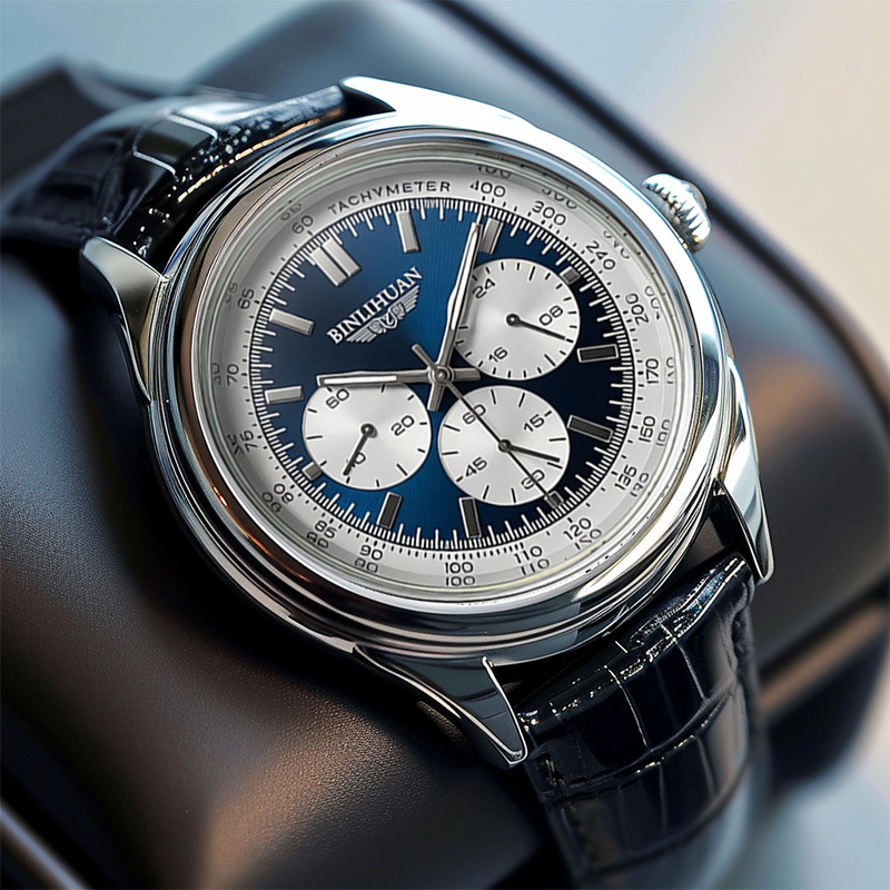 新しいファッション高級男革ビジネス腕時計男性 3 目クォーツ - Patek Philippe Watch Nautilus のレビューと価格