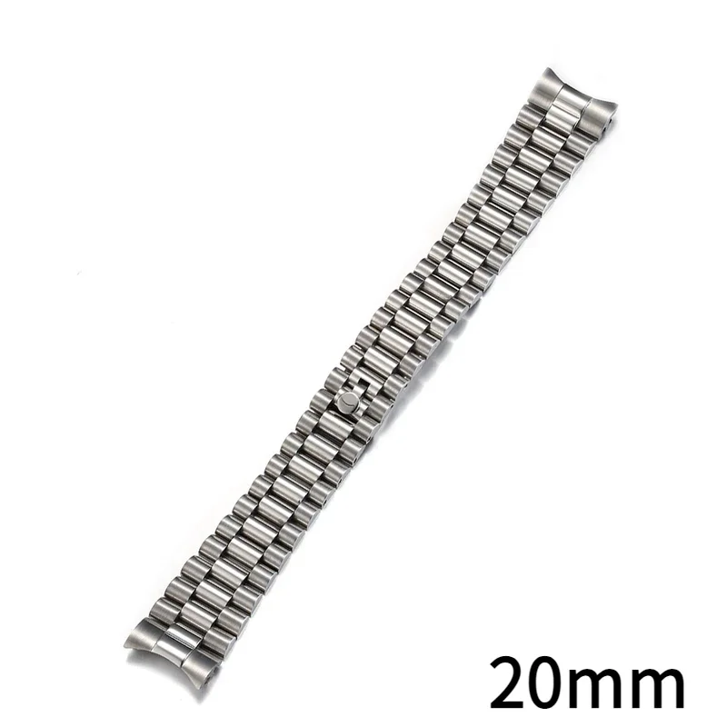 20 ミリメートルソリッドステンレス鋼プレジデント時計バンド - Rolex Watch Datejust のレビューと価格
