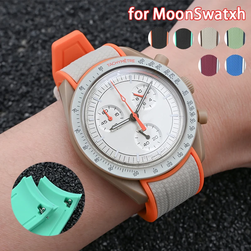新しいシリコンストラップオメガ X 見本ジョイント Moon - Omega Watch Seamaster のレビューと価格