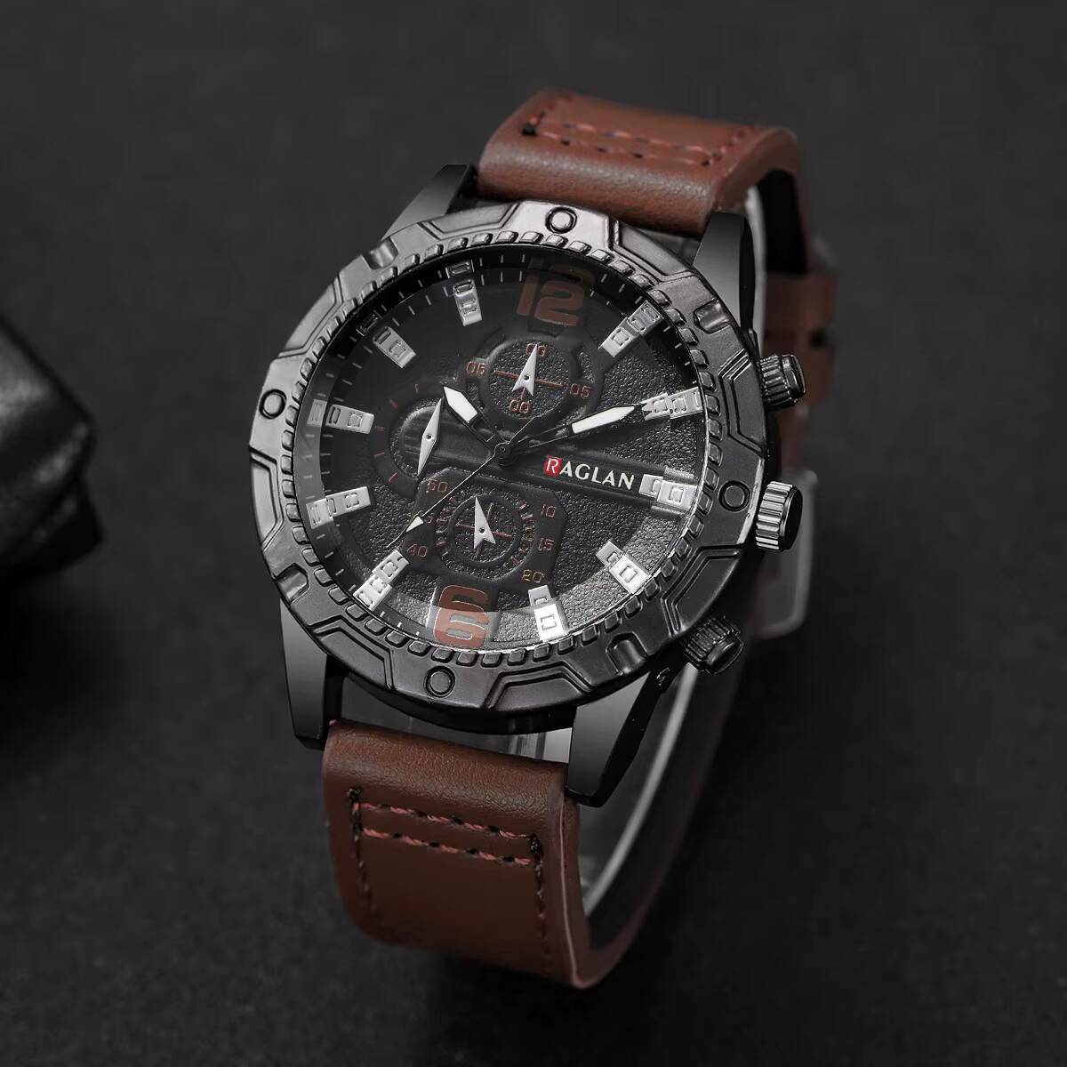 ファッションレザーストラップメンズビジネスウォッチカジュアル - Leather Watch Band Men のレビューと価格