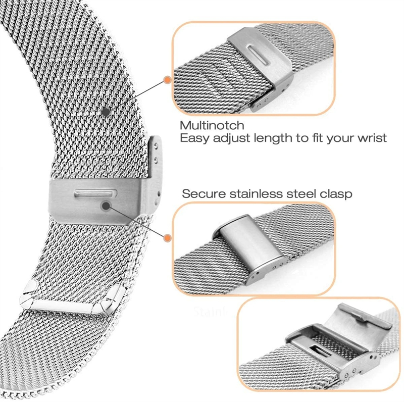 Redmi Watch 6 Active/6 Lite用メッ - Mesh Strap Metal のレビューと価格