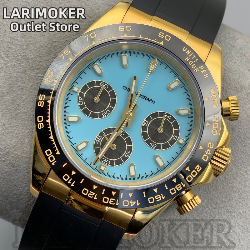 LARIMOKER 39mm メンズ スポーツウォッチ VK - Rubber Strap Diver のレビューと価格