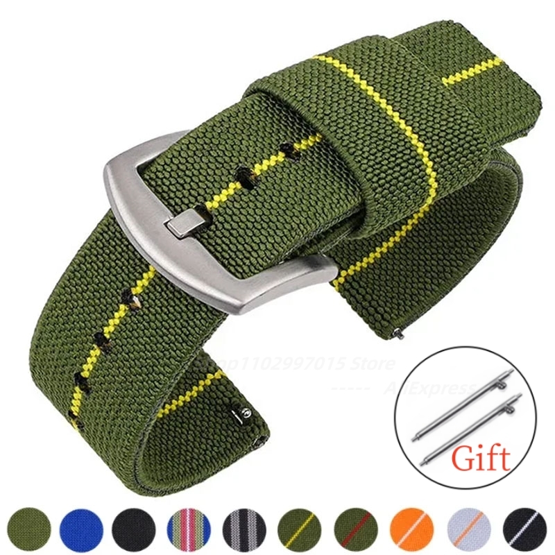ナイロン時計バンド 18 ミリメートル 20 ミリメートル  - Nato Strap Nylon のレビューと価格